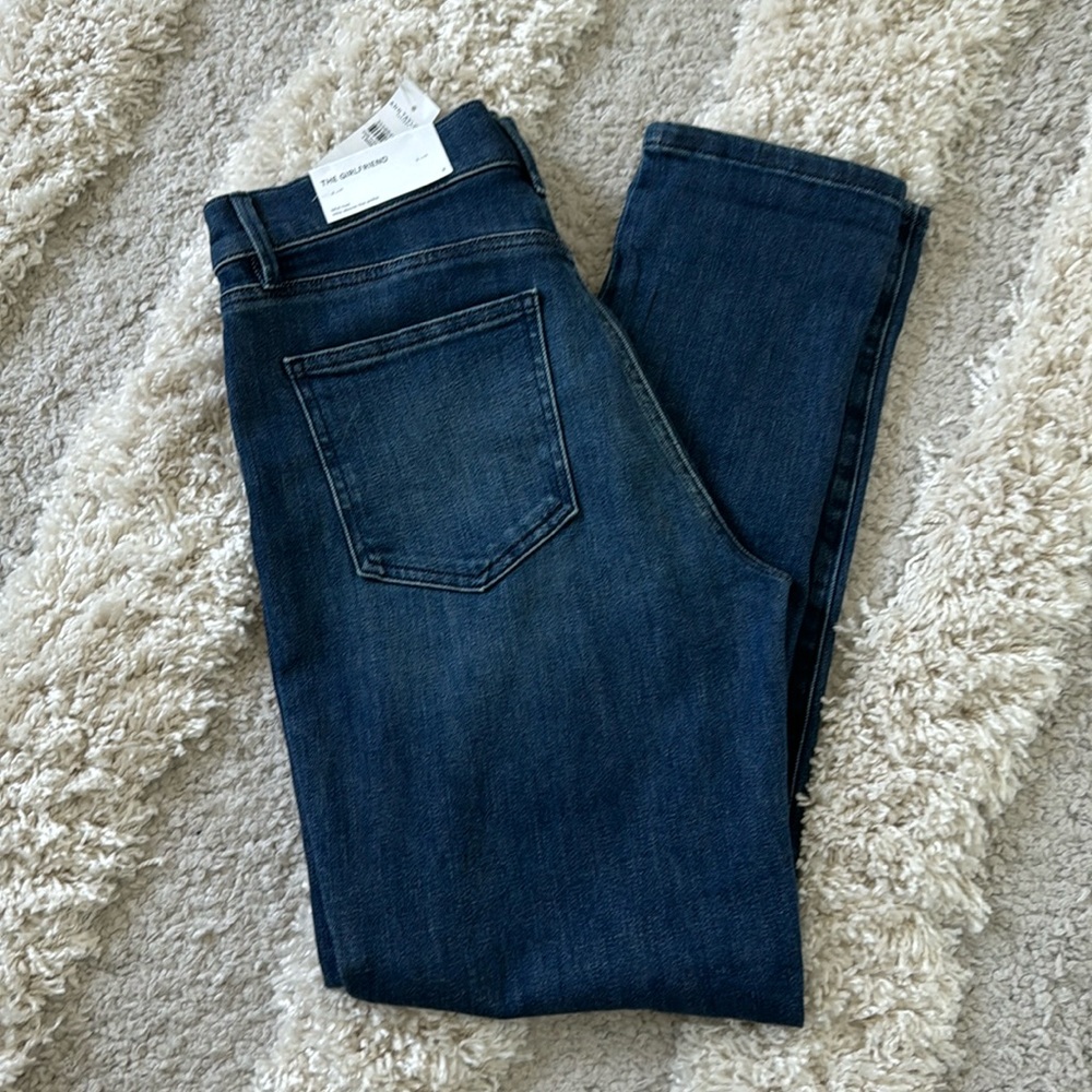 Blue Jeans, Sz 8, Girlfriend Fit